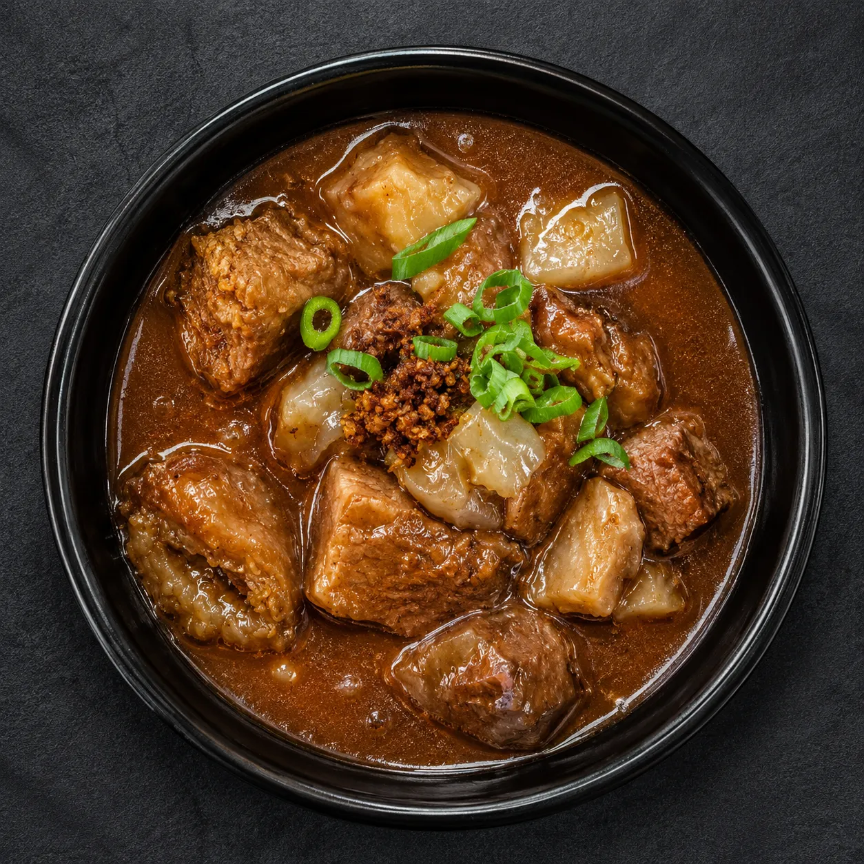 Filipino comfort noodle bowl with rich broth delivered to Brooklands, Winnipeg